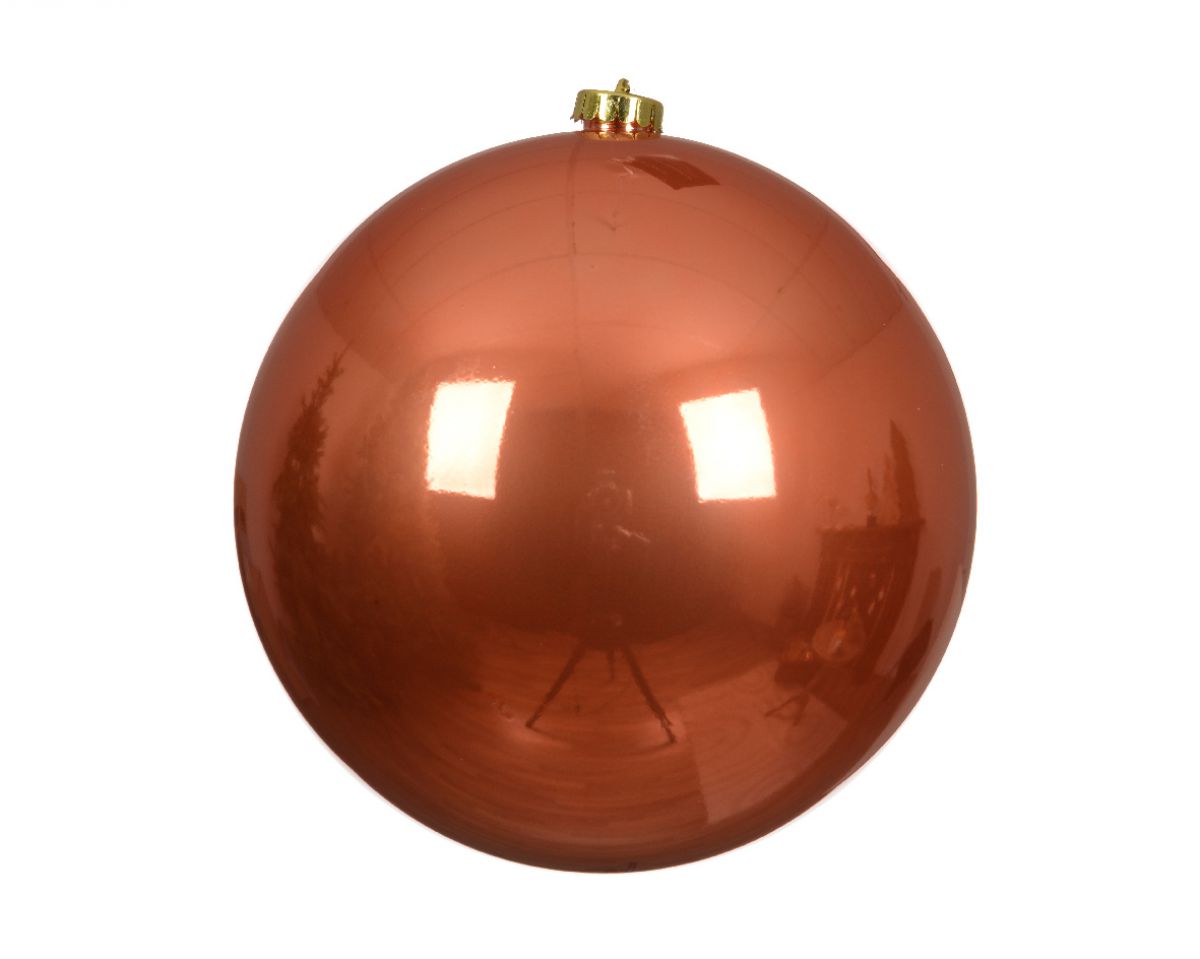 KUGLA NOVOGODIŠNJA 14CM ORANGE 022316