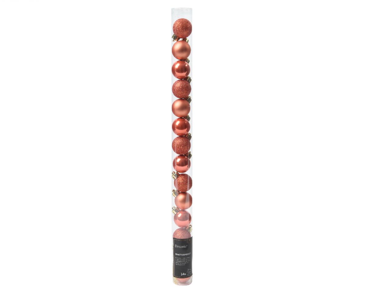 KUGLA NOVOGODIŠNJA 14/1 3CM ORANGE 022491