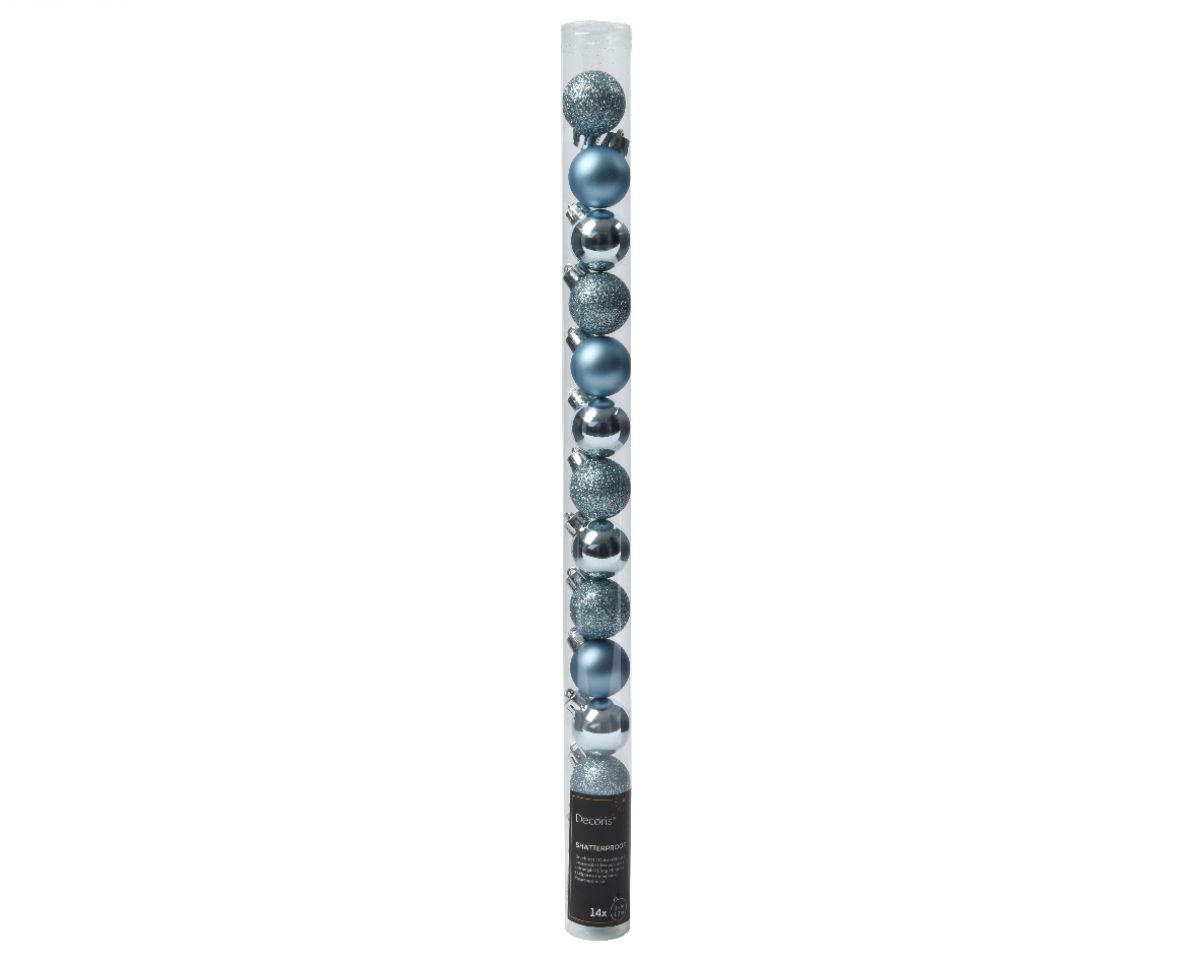 KUGLA NOVOGODIŠNJA 14/1 3CM BLUE ICE 022497