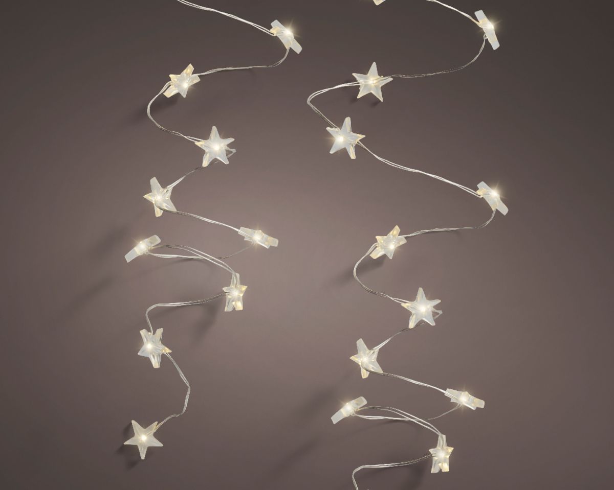LAMPICE NOVOGODIŠNJE 195CM SILVER/WARM WHITE 481780