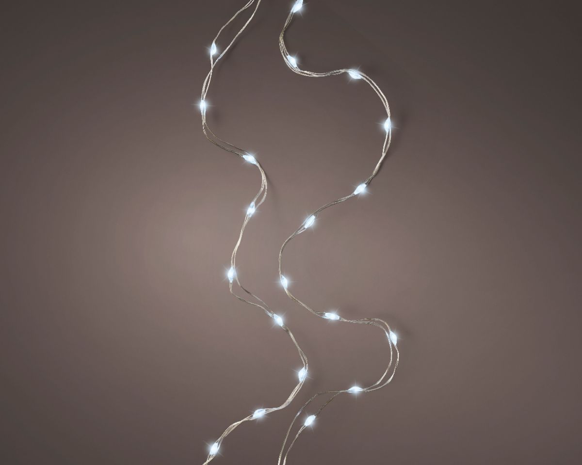 LAMPICE NOVOGODIŠNJE 95CM SILVER/COOL WHITE 485027