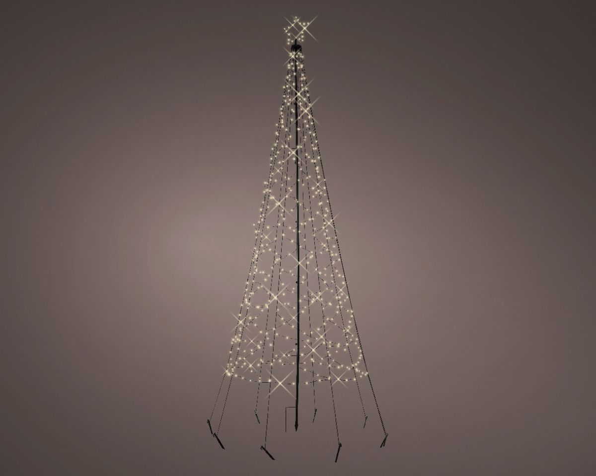 FIGURA NOVOGODIŠNJA SA LED SVETLOM OBLIK JELKE 320CM OUTDOOR 490321