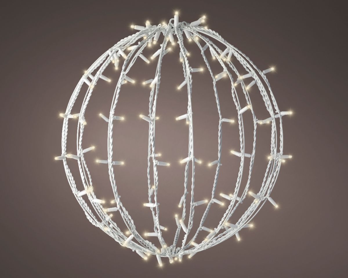 FIGURA NOVOGODIŠNJA LOPTA SA LED SVETLOM 55CM OUTDOOR 493716